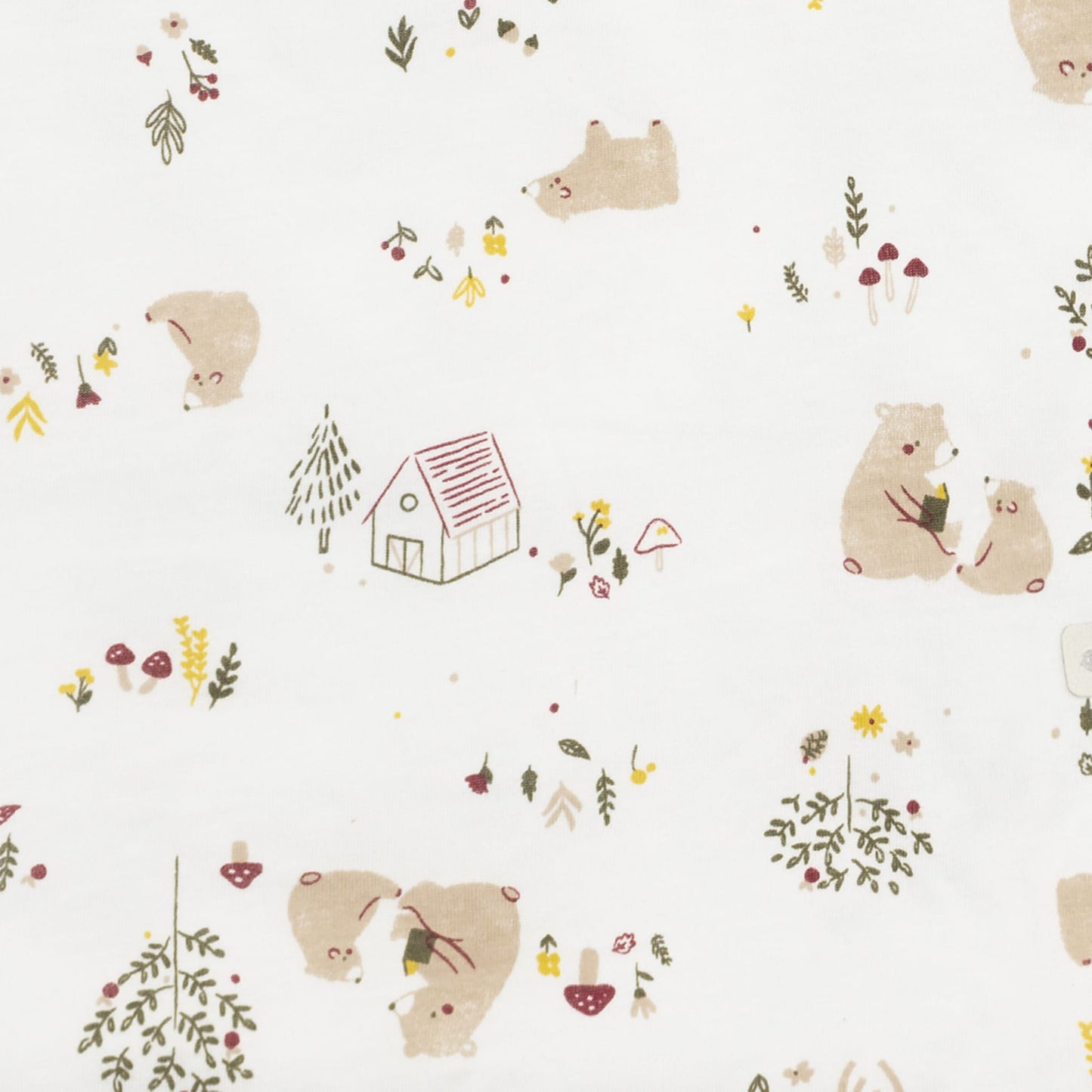 Quilted bamboo sleep sack - Bears (1.0 tog)