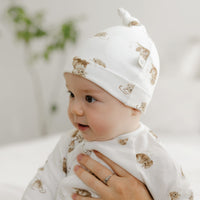 Bamboo knotted hat - Otters