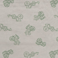 Quilted bamboo sleep sack - Tractors (1.0 tog)