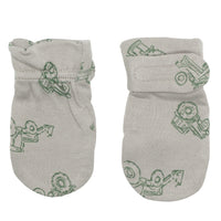 Bamboo scratch mittens - Tractors