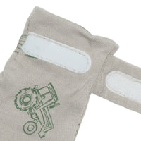 Bamboo scratch mittens - Tractors