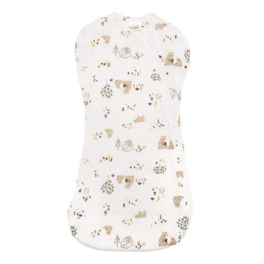 Bamboo newborn sleep sack - Bears (1.0 tog)