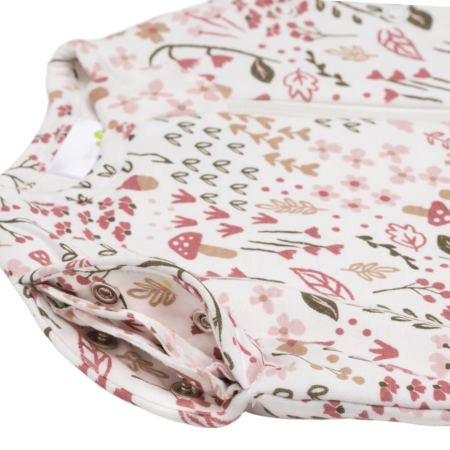 Bamboo newborn sleep sack - Garden (1.0 tog)