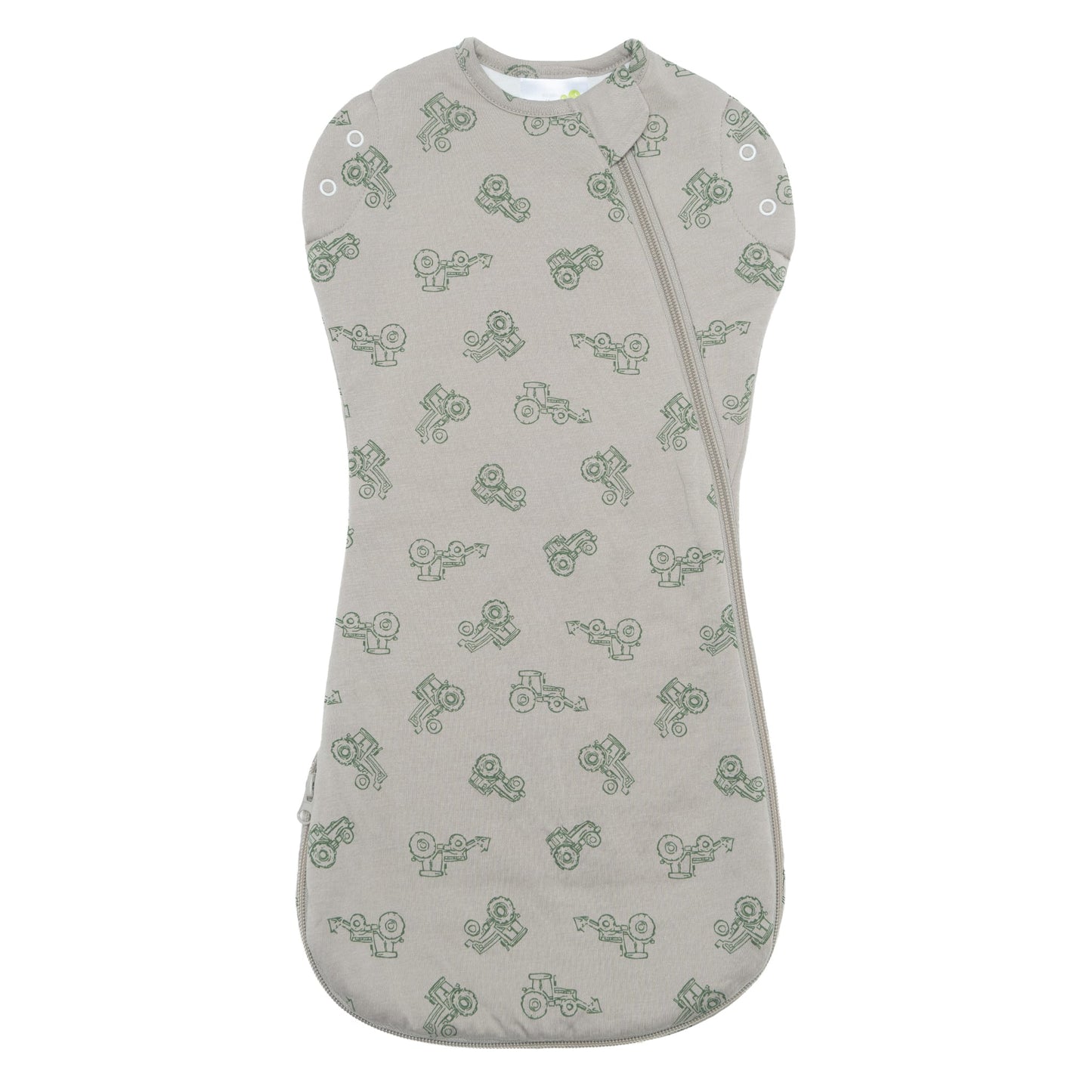 Bamboo newborn sleep sack - Tractors (1.0 tog)