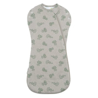 Bamboo newborn sleep sack - Tractors (1.0 tog)