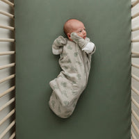 Bamboo newborn sleep sack - Tractors (1.0 tog)