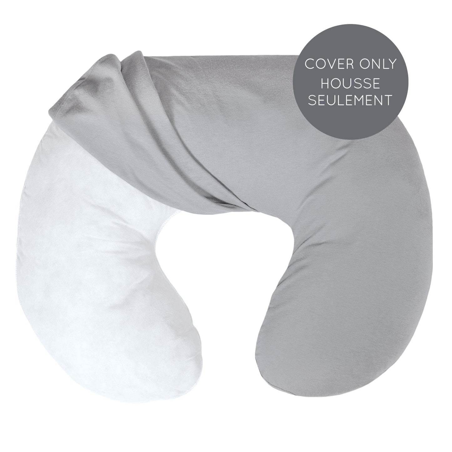 Bamboo nursing pillow cover - Pebble (COVER ONLY)