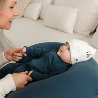 Bamboo baby sleeper - Denim