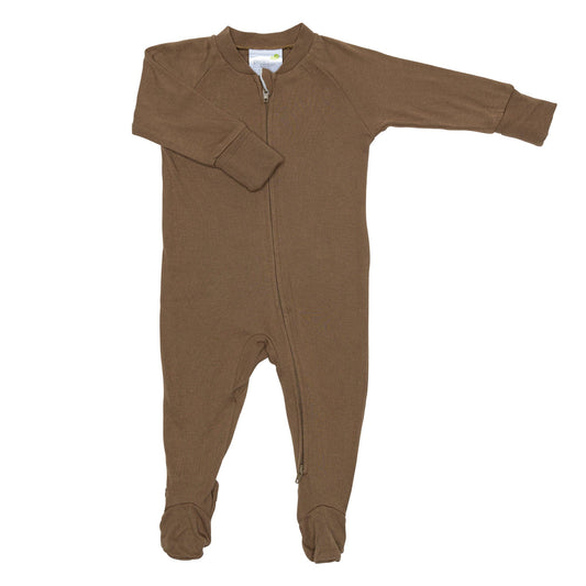 Pyjama pour bébé en bambou - Moka
