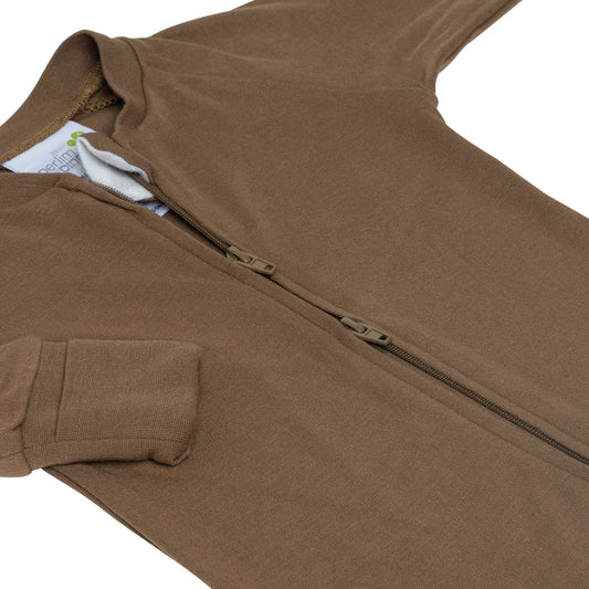 Pyjama pour bébé en bambou - Moka