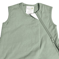 Quilted bamboo sleep bag - Moss Green (2.5 togs)
