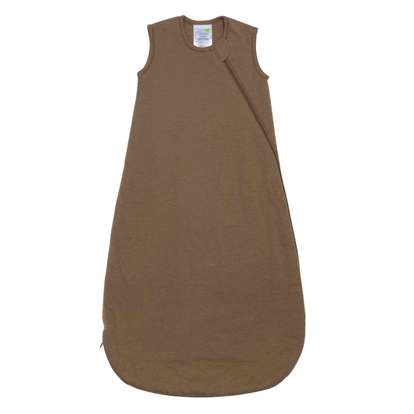 Quilted bamboo sleep sack - Moka (1.0 tog)