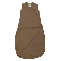 Quilted bamboo sleep sack - Moka (1.0 tog)