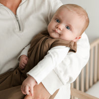 Quilted bamboo sleep sack - Moka (1.0 tog)
