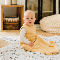 Quilted bamboo sleep sack - Curry (1.0 tog)