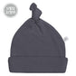 Newborn bamboo knotted hat - Charcoal