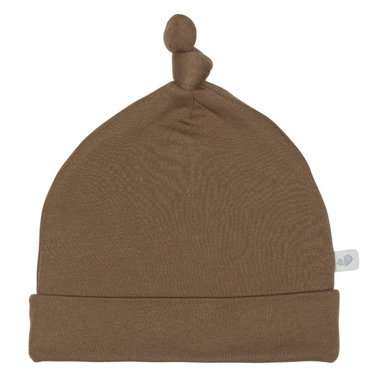 Bonnet pour bébé en bambou pour nouveau-né - Moka
