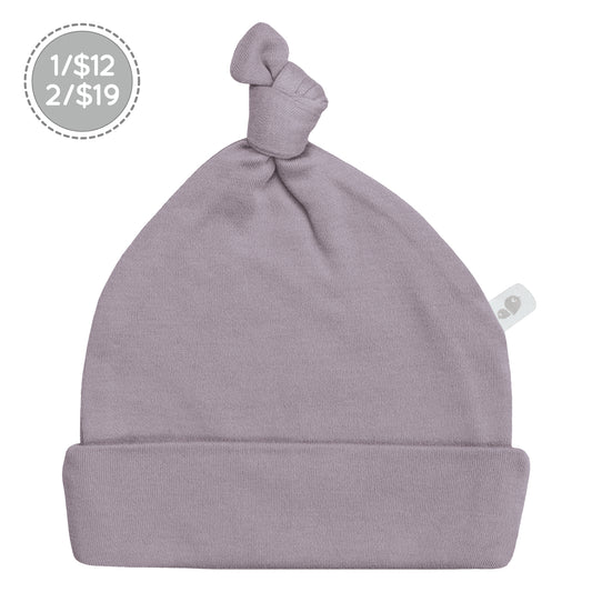 Bamboo knotted hat - Plum