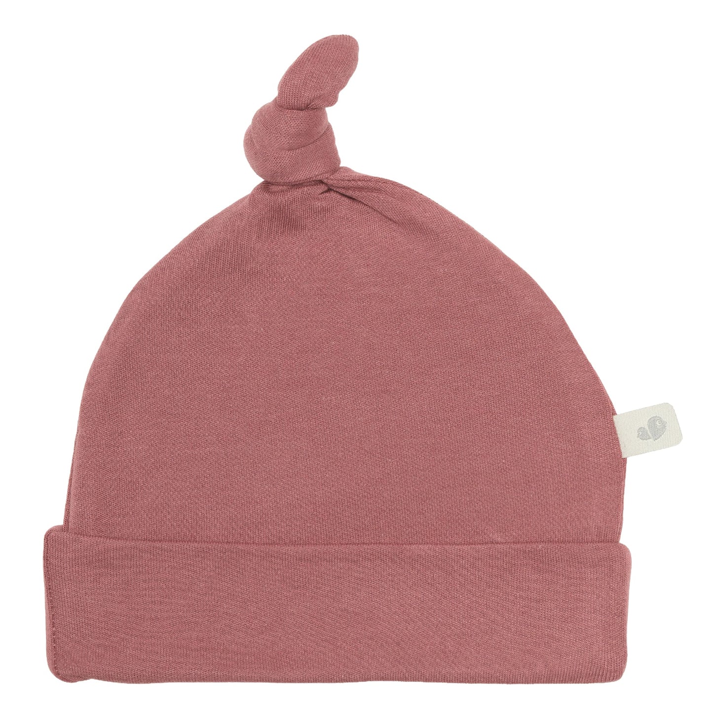 Newborn bamboo knotted hat - Raspberry