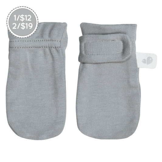 Bamboo scratch mittens - Pebble