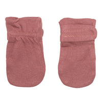Bamboo scratch mittens - Raspberry