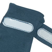 Mitaines anti-égratignures en bambou pour nouveau-né - Denim