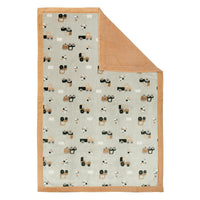 Plush blanket - Tractors