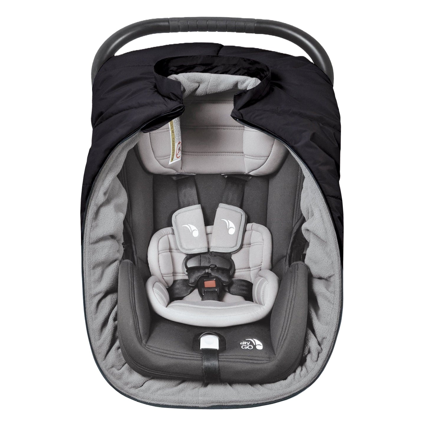 Mid-season car seat cover - Black