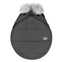 Winter car seat cover - Charbon