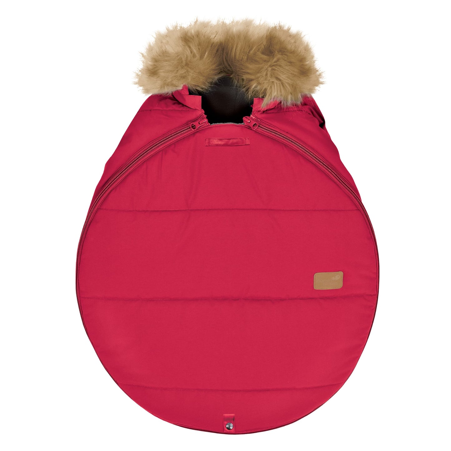 Winter car seat cover - Cherry