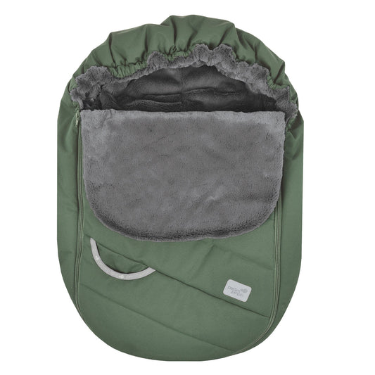 Infant winter bunting bag - Hunter textured