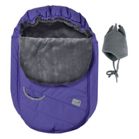 Infant winter bunting bag - Grape