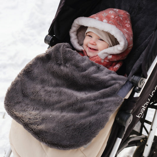 Infant winter bunting bag - Rhodo