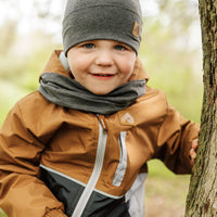 Cotton neck warmer - Heather gray