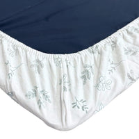 Flannel playpen fitted sheet - Foliage