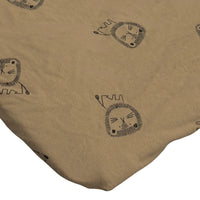 Flannel playpen fitted sheet - Lions