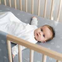 Flannel Crib Fitted Sheet - Lions