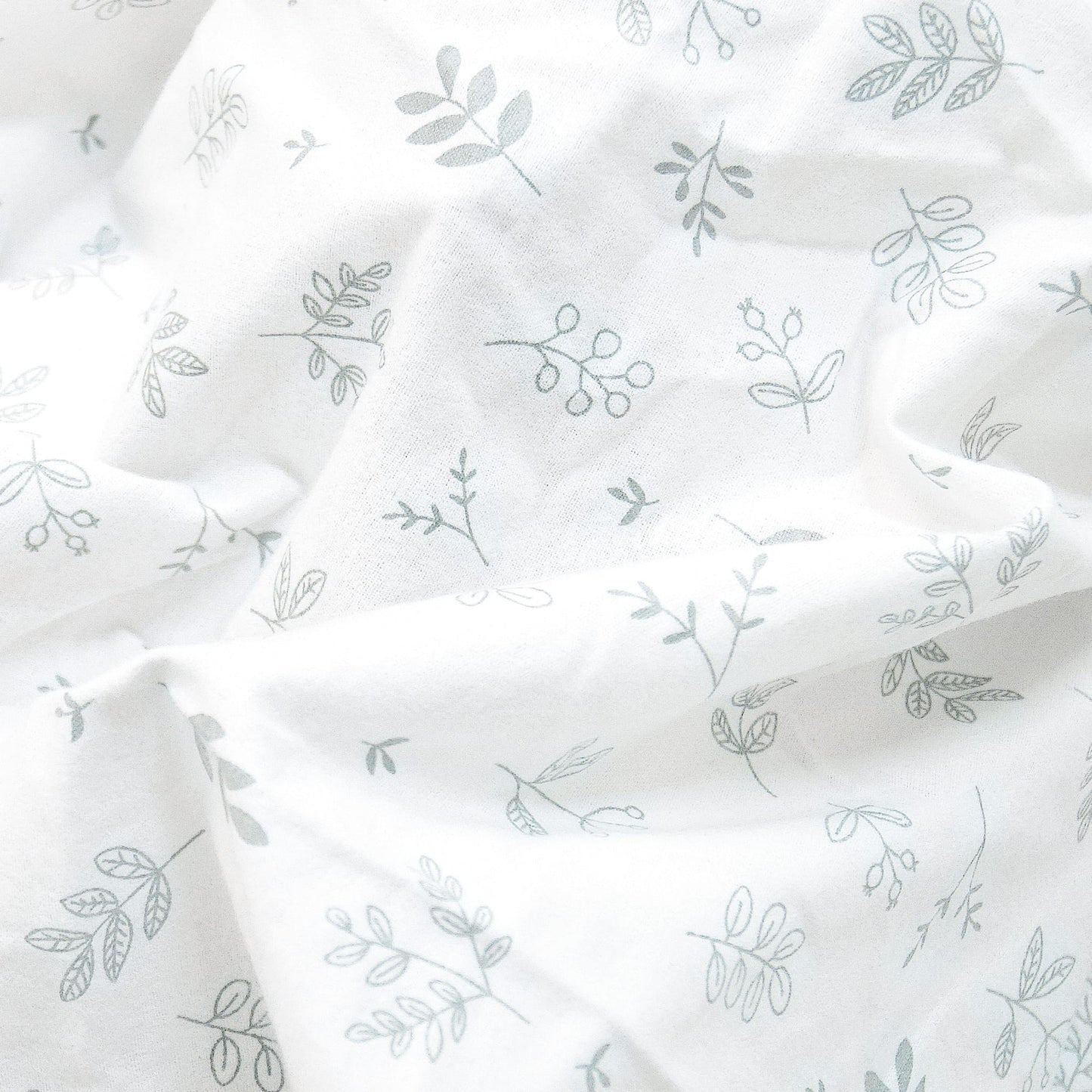 Flannel Receiving Blanket - Daisies & Foliage (2-pack)