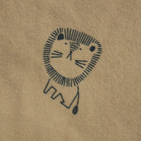 Flannel Crib Fitted Sheet - Lions