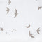 Flannel Crib Fitted Sheet - Birds