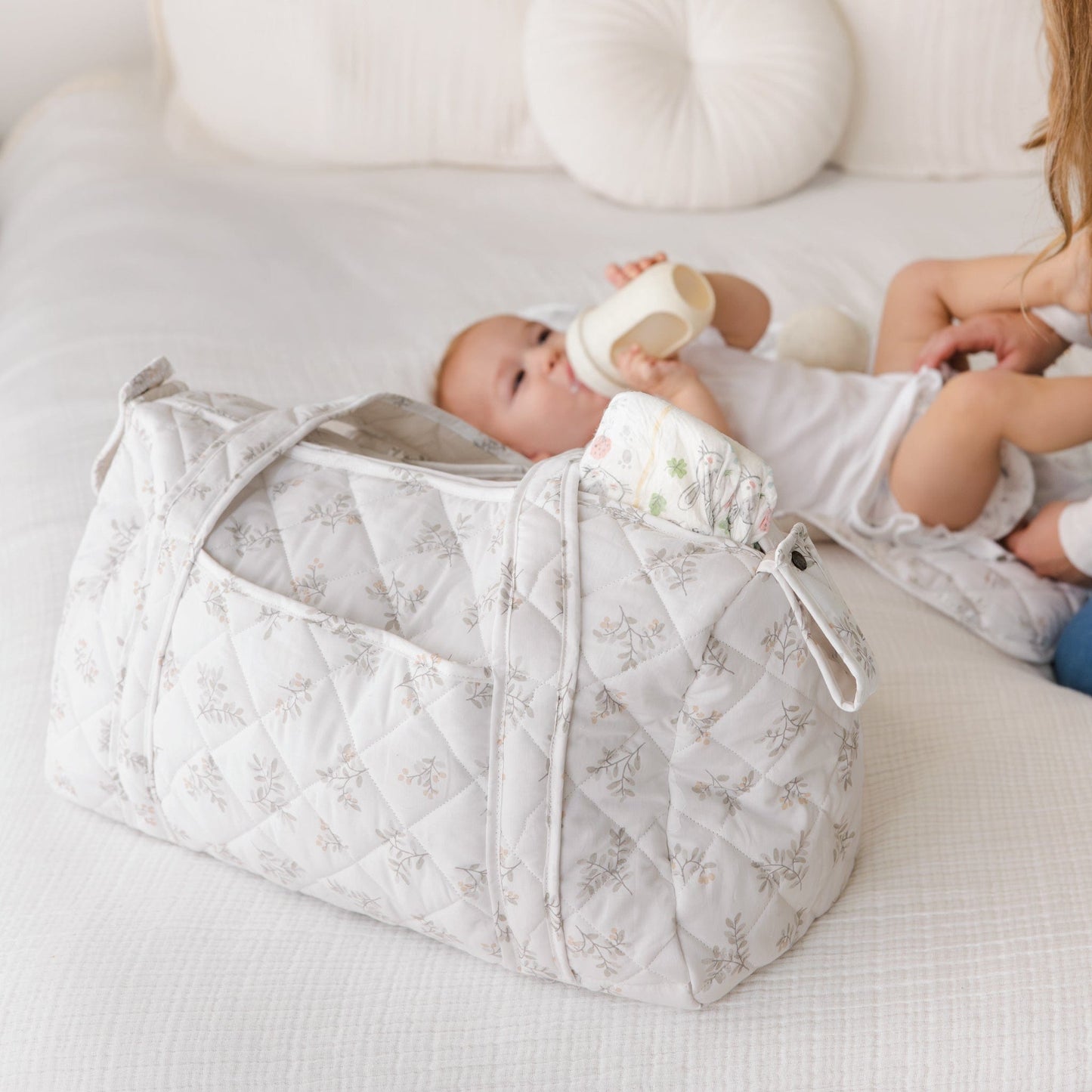 Diaper bag - Leaves