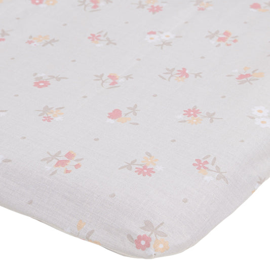 Playpen fitted sheet - Flowers