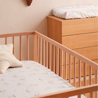 Crib fitted sheet - Goose