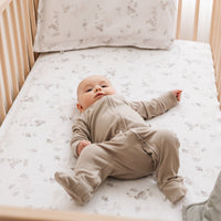 Crib fitted sheet - Forest