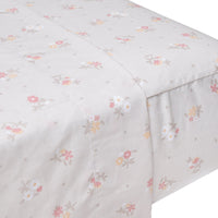 Crib flat sheet - Flowers