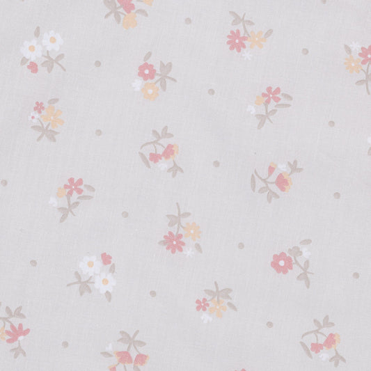 Crib flat sheet - Flowers