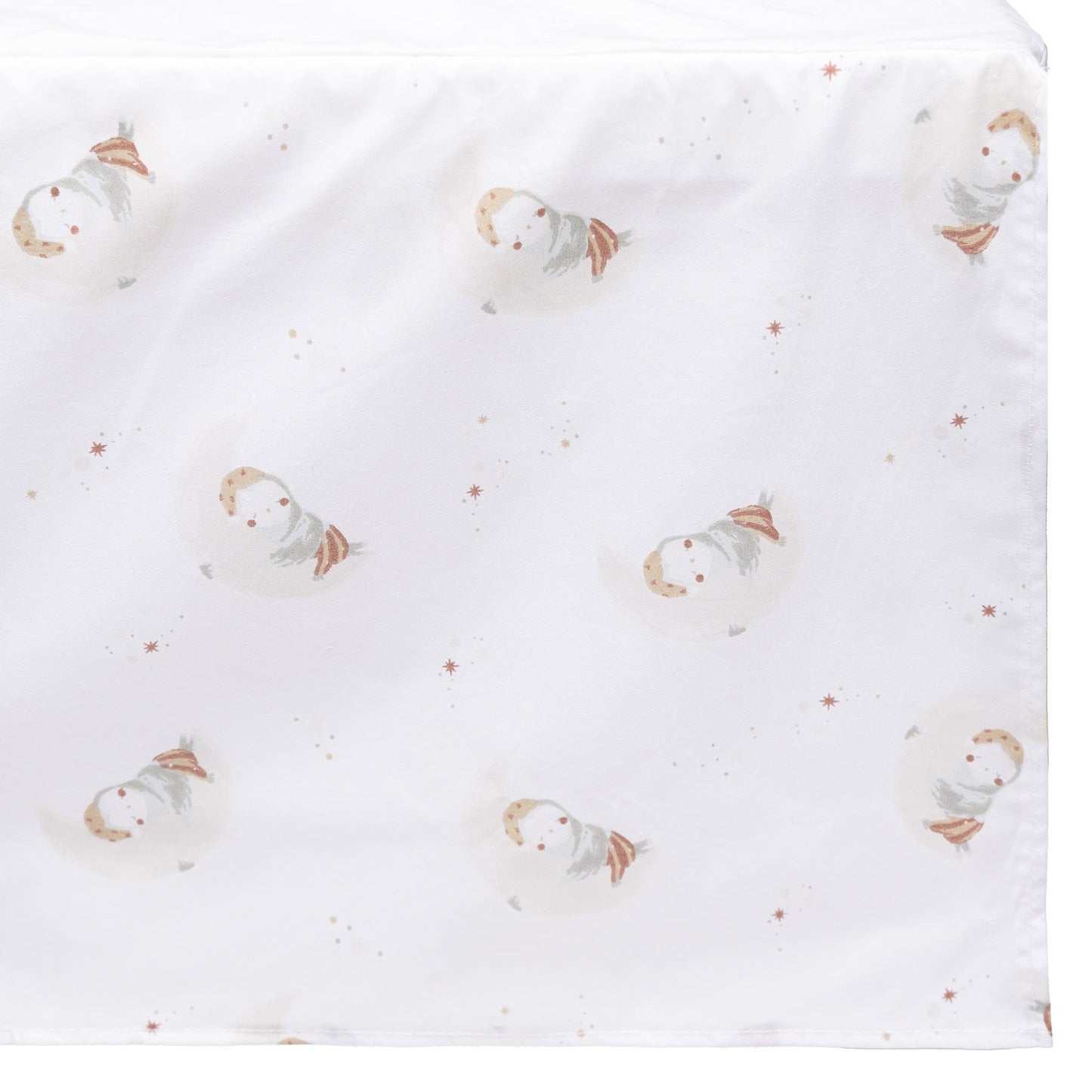 Crib bed skirt - Owls