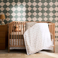 4 pieces crib set - Leaves