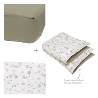 4 pieces crib set - Bears