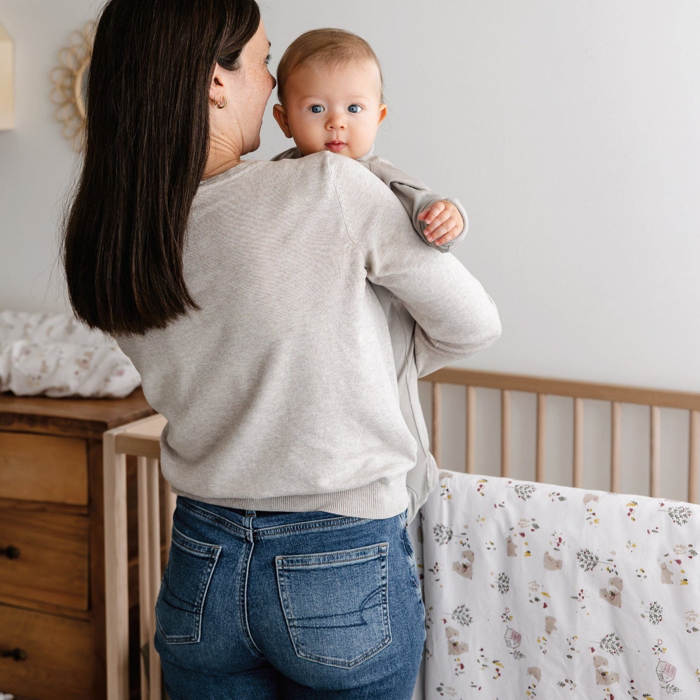 Housse et couette pour lit de bébé - Ours